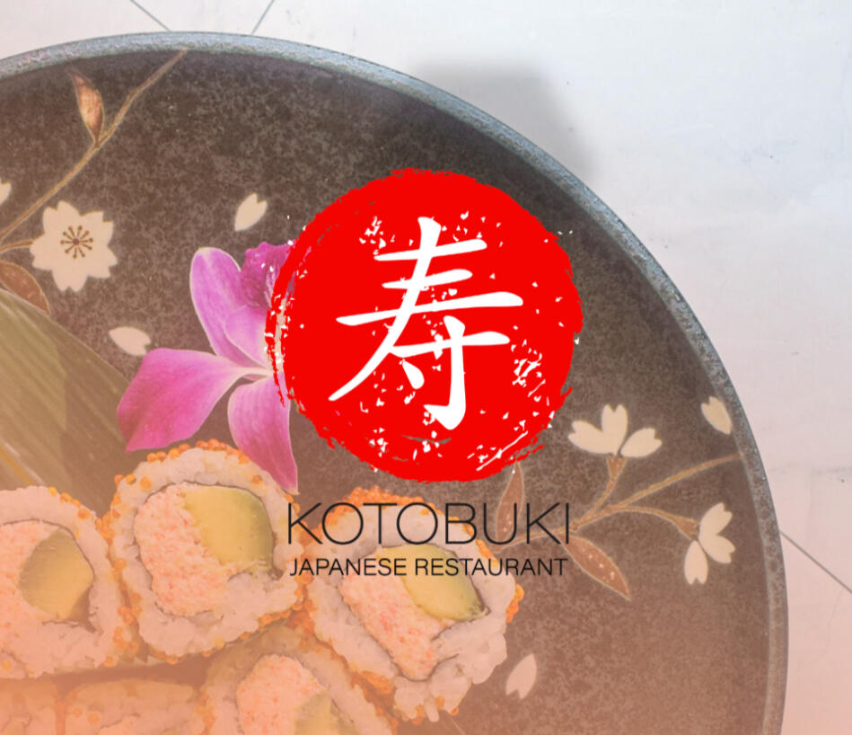 Client: Kotobuki Japanese Restaurant, 08/2023 Project: Rebranding for minority owned restaurant. Nov, 2023