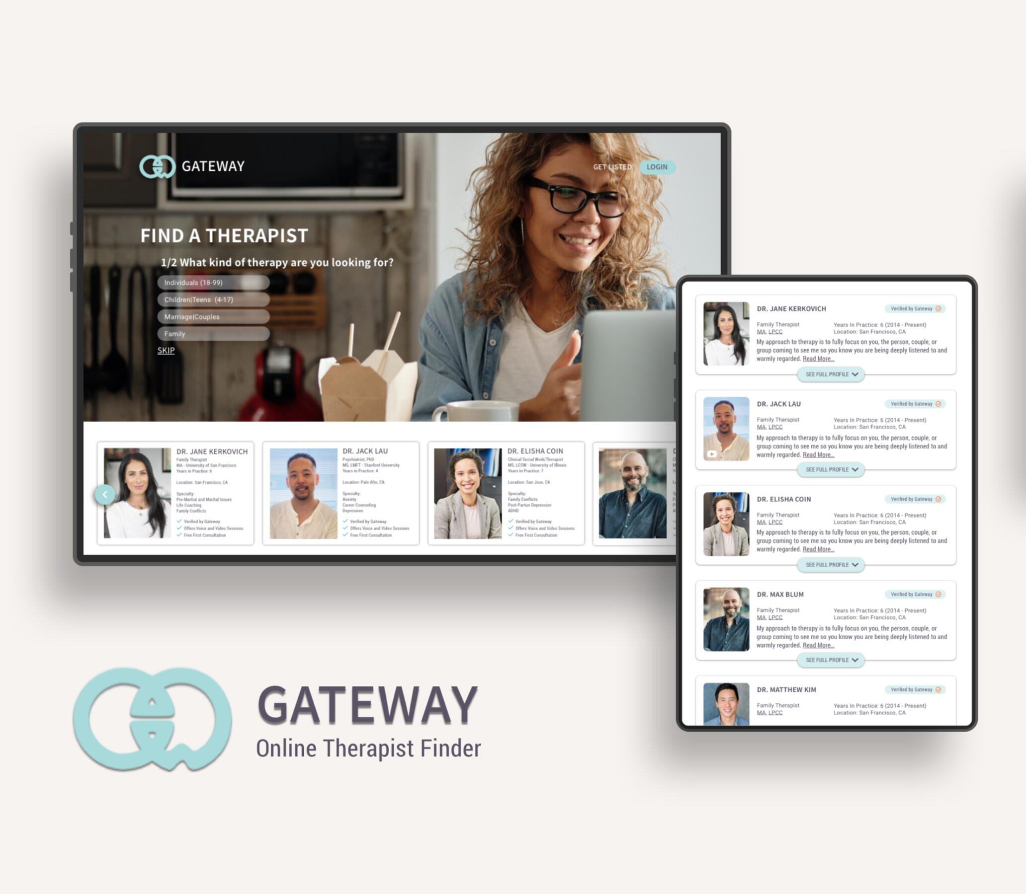 Research Project: Online Therapist Finder