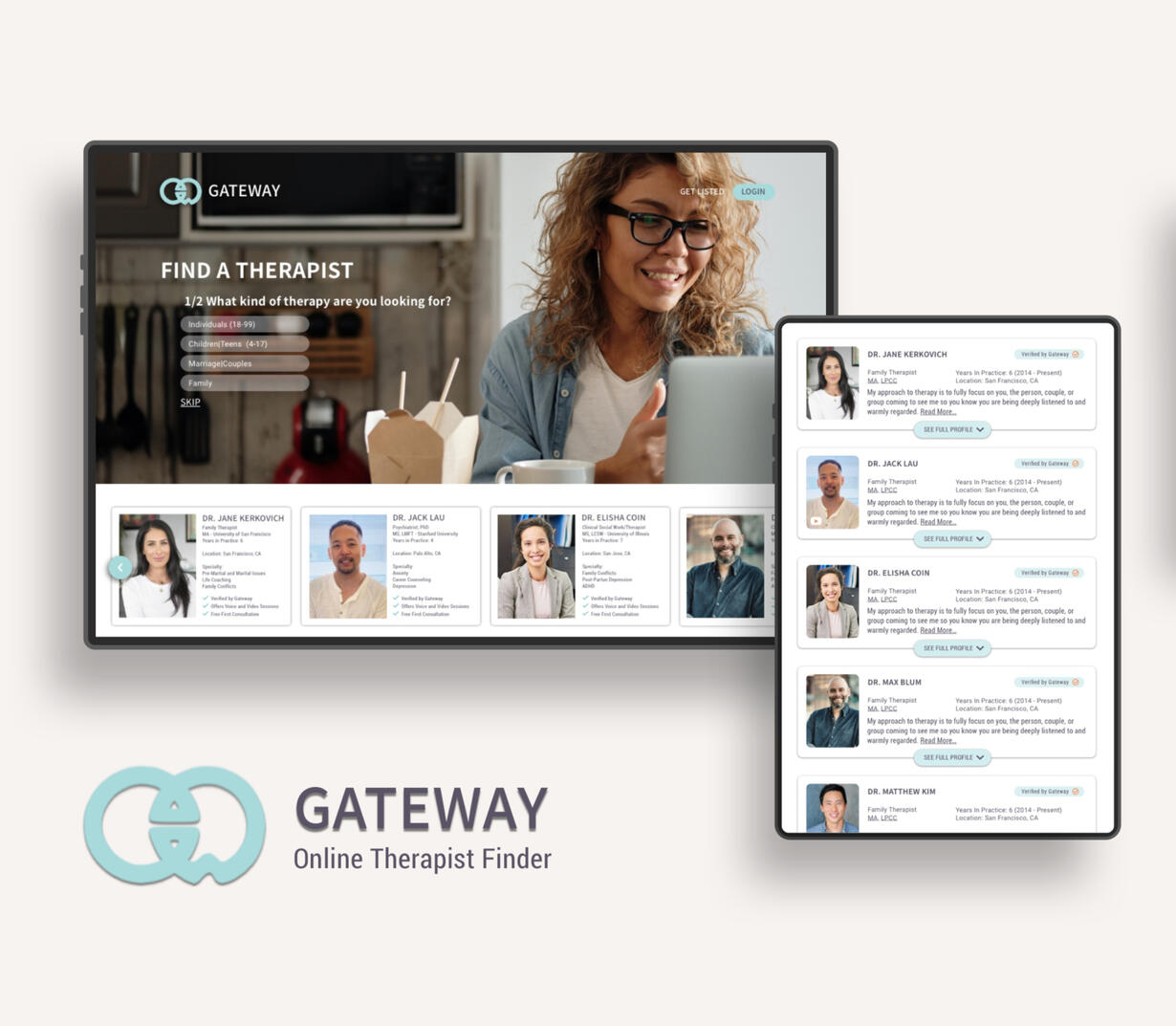 Research Project: Online Therapist Finder
